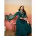 Picture of Fine Silk Midnight Blue Readymade Salwar Kameez