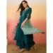 Picture of Fine Silk Midnight Blue Readymade Salwar Kameez