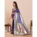 Picture of Marvelous Silk Blue Violet Saree