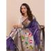Picture of Marvelous Silk Blue Violet Saree