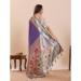 Picture of Marvelous Silk Blue Violet Saree