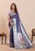 Picture of Nice Silk Dark Slate Blue Saree