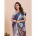 Picture of Nice Silk Dark Slate Blue Saree