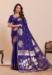 Picture of Nice Silk Dark Slate Blue Saree
