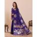 Picture of Nice Silk Dark Slate Blue Saree