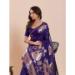 Picture of Nice Silk Dark Slate Blue Saree