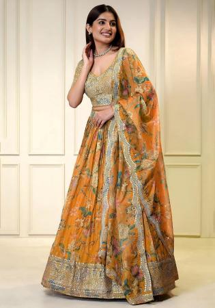 Picture of Fine Organza Peru Lehenga Choli