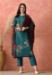 Picture of Shapely Silk Dark Slate Grey Readymade Salwar Kameez