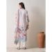 Picture of Gorgeous Silk Dark Grey Readymade Salwar Kameez