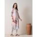 Picture of Gorgeous Silk Dark Grey Readymade Salwar Kameez