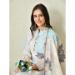 Picture of Beauteous Silk Off White Readymade Salwar Kameez