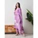 Picture of Appealing Silk Fuchsia Readymade Salwar Kameez