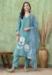Picture of Marvelous Silk Cadet Blue Readymade Salwar Kameez