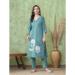 Picture of Marvelous Silk Cadet Blue Readymade Salwar Kameez