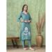 Picture of Marvelous Silk Cadet Blue Readymade Salwar Kameez