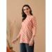 Picture of Charming Cotton Orange Kurtis & Tunic