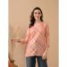 Picture of Charming Cotton Orange Kurtis & Tunic