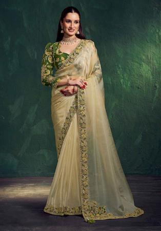 Picture of Lovely Silk Tan Saree
