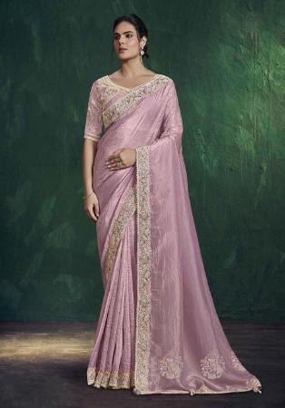 Picture of Charming Silk Rosy Brown Saree