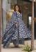 Picture of Chiffon Midnight Blue Readymade Salwar Kameez
