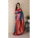 Picture of Delightful Silk Steel Blue Saree