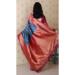 Picture of Delightful Silk Steel Blue Saree
