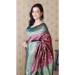Picture of Amazing Silk Rosy Brown Saree