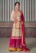 Picture of Pretty Chiffon Beige Straight Cut Salwar Kameez