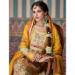 Picture of Beauteous Chiffon Orange Straight Cut Salwar Kameez