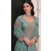 Picture of Beauteous Silk Light Slate Grey Anarkali Salwar Kameez