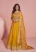 Picture of Charming Chiffon Golden Rod Party Wear Gown