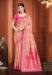 Picture of Lovely Cotton & Silk Light Salmon Saree