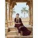 Picture of Enticing Georgette Maroon Straight Cut Salwar Kameez