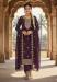 Picture of Comely Georgette Purple Straight Cut Salwar Kameez