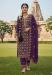 Picture of Nice Georgette Brown Straight Cut Salwar Kameez