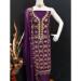 Picture of Nice Georgette Brown Straight Cut Salwar Kameez