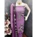 Picture of Statuesque Georgette Plum Straight Cut Salwar Kameez