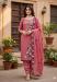 Picture of Elegant Georgette Pink Straight Cut Salwar Kameez