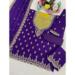Picture of Charming Chiffon Purple Straight Cut Salwar Kameez