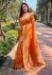 Picture of Wonderful Organza Coral Saree