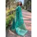 Picture of Pretty Organza Teal Saree