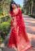 Picture of Fascinating Organza Maroon Saree