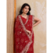 Picture of Delightful Georgette Maroon Saree
