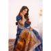 Picture of Resplendent Cotton Dark Slate Blue Saree