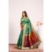 Picture of Fascinating Cotton Sea Green Saree