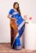 Picture of Shapely Cotton Royal Blue Saree