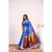 Picture of Shapely Cotton Royal Blue Saree