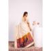 Picture of Statuesque Cotton Ghost White Saree