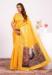 Picture of Lovely Cotton Yellow Saree