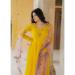 Picture of Ideal Georgette Yellow Readymade Gown